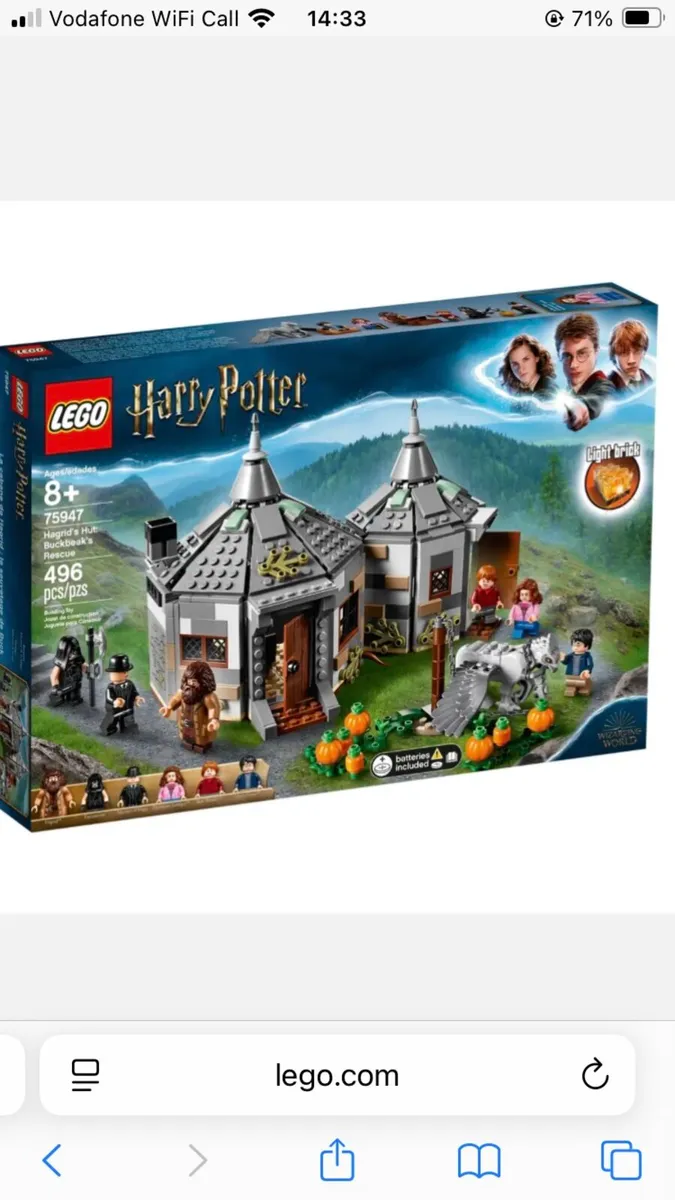 Lego Harry Potter 75947 Hagrid’s Hut - Image 1
