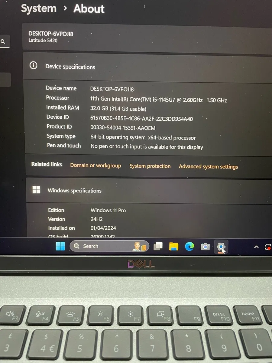 Dell i5 pro 32gb ram 256ssd win 11 pro - Image 4