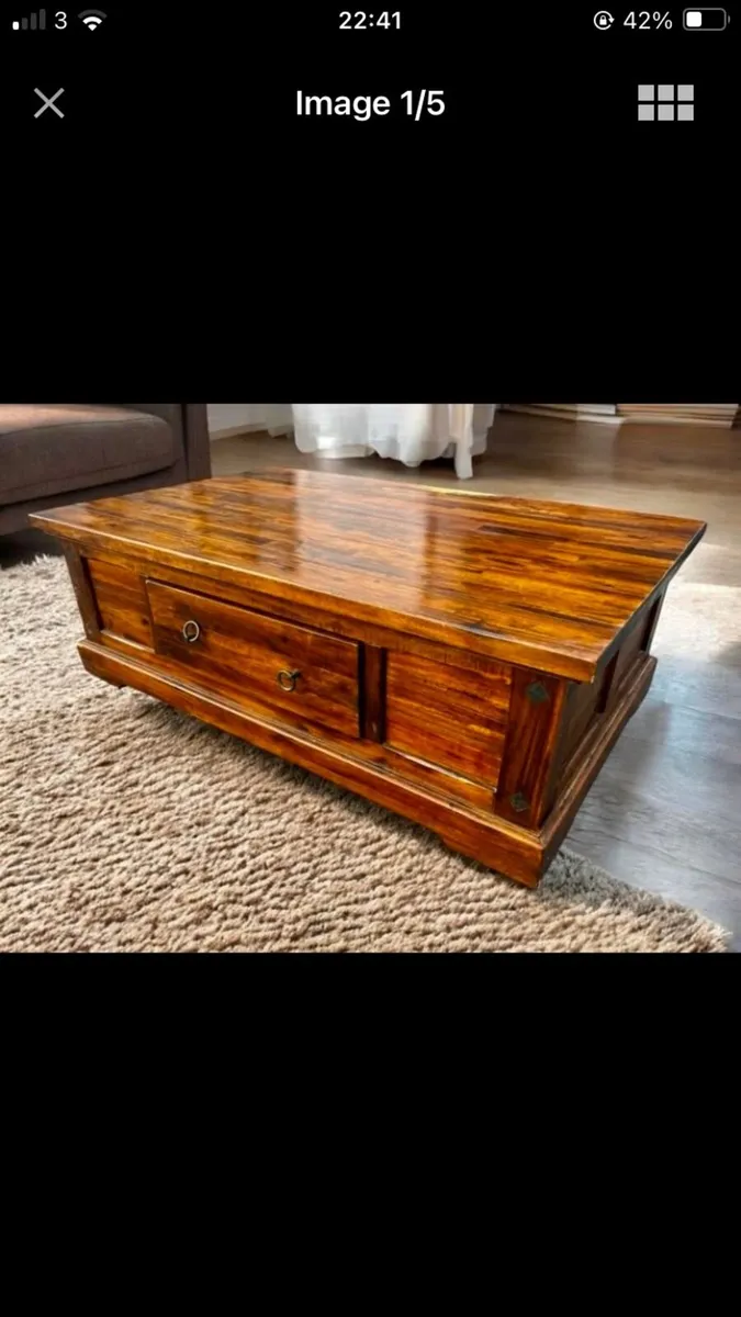 Vintage style coffee table - Image 1