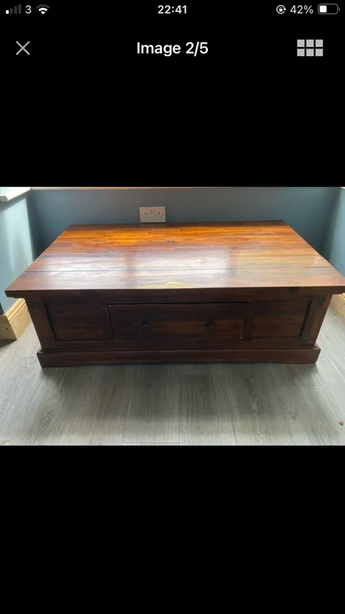 Vintage style coffee table - Image 2