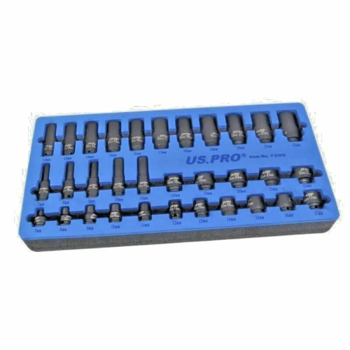 32PC 3/8″ DR 6PT DEEP & SHALLOW IMPACT SOCKETS - Image 2
