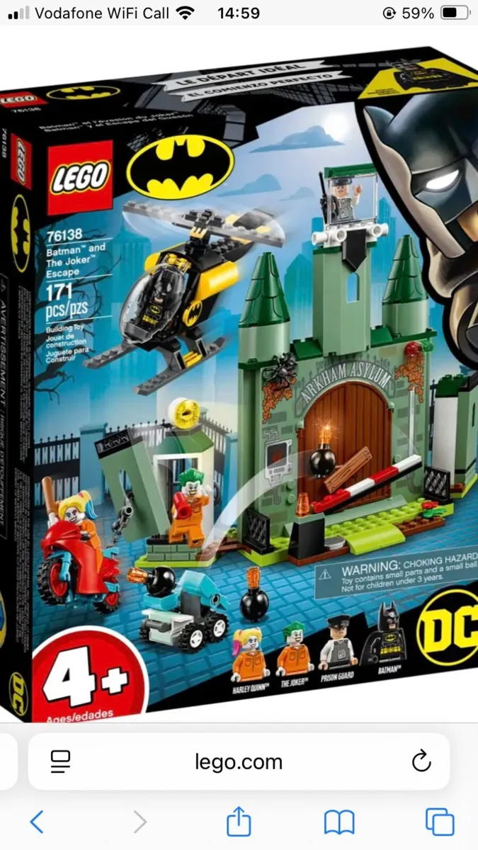 Lego DC 76138 Batman and the Joker Escape - Image 1