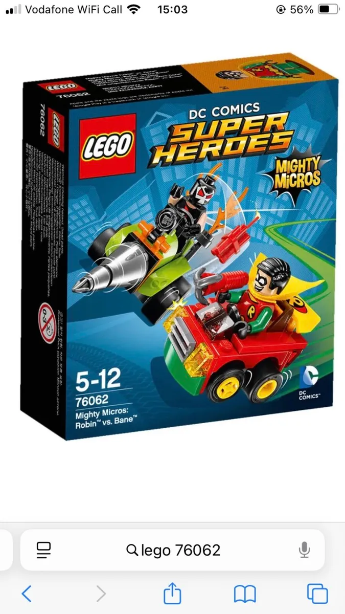 Lego DC Comics Superheroes 76062 Batman and Robin - Image 1