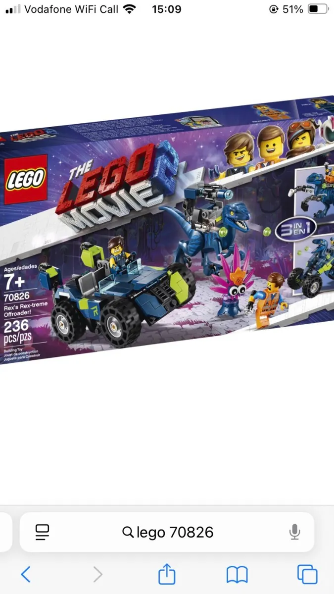 Lego Movie 70826 Rex's Rex-Treme Off-roader - Image 1