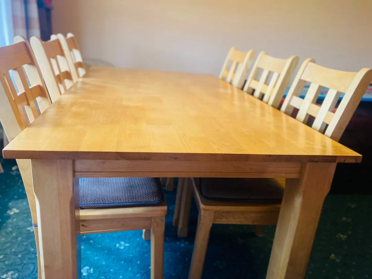 Dining Room Table and Chairs - Image 2