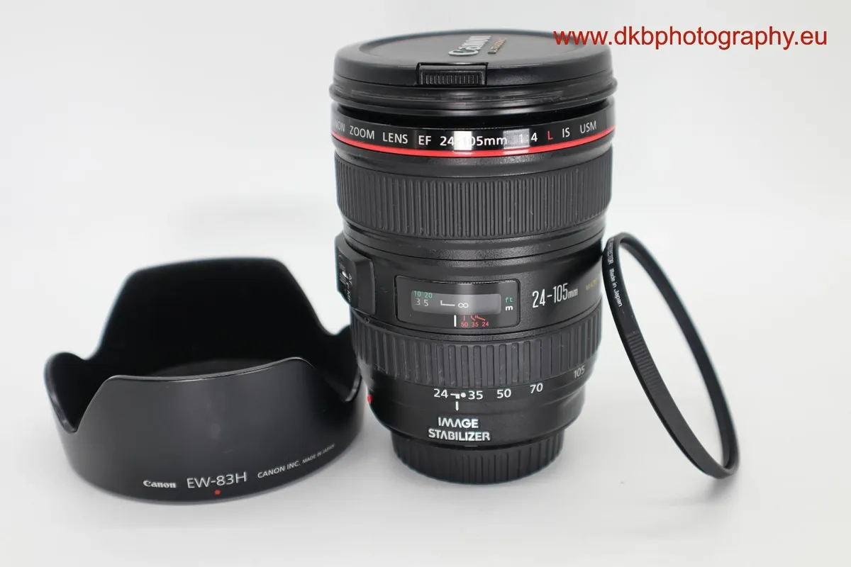 CANON EF 24-105mm F4L IS USM LENS #0480 - Image 1