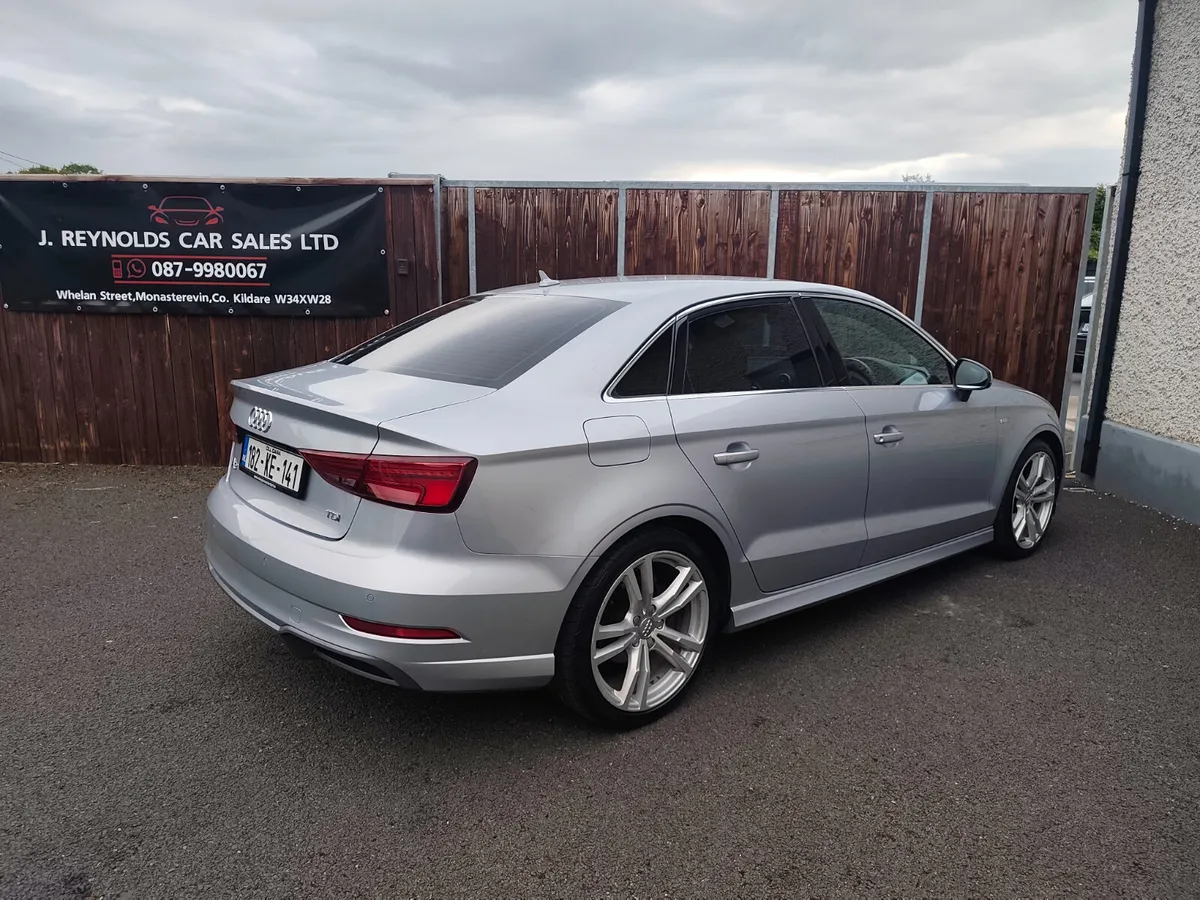 Audi A3 S line auto low km Irish car from new 2018 - Image 2