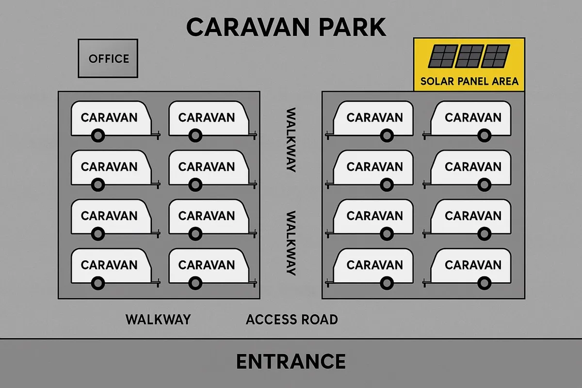 Private Gated Caravan/ Campervan Parking 100€ week - Image 1