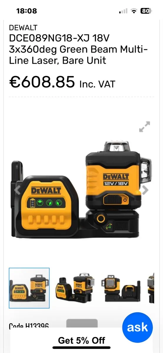 Dewalt lazer level - Image 1