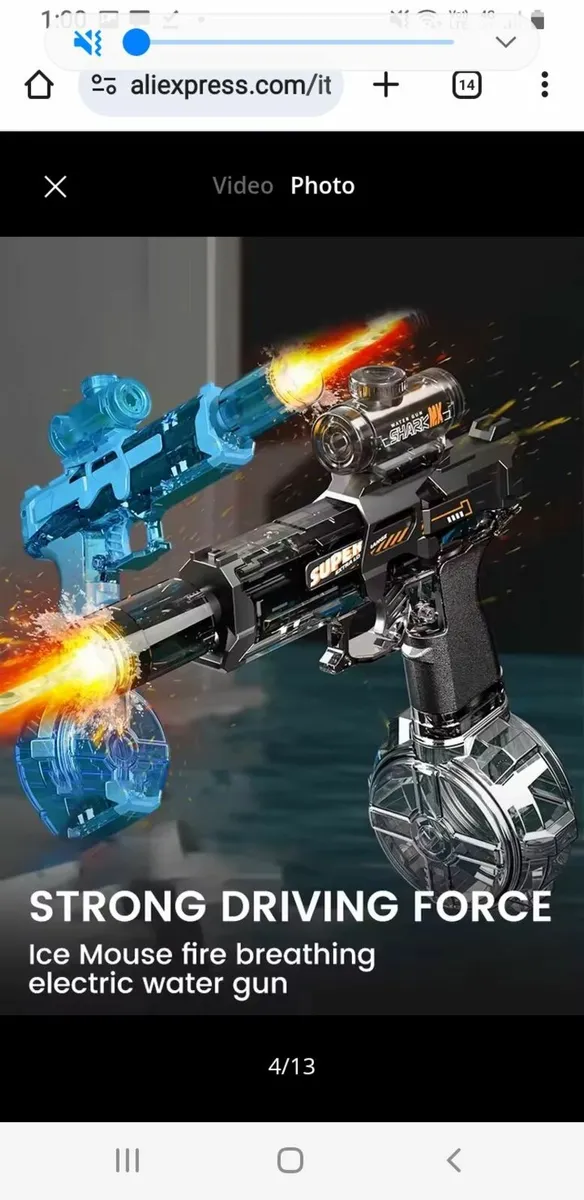 Eletric water gun FREE POST TRENDING - Image 2