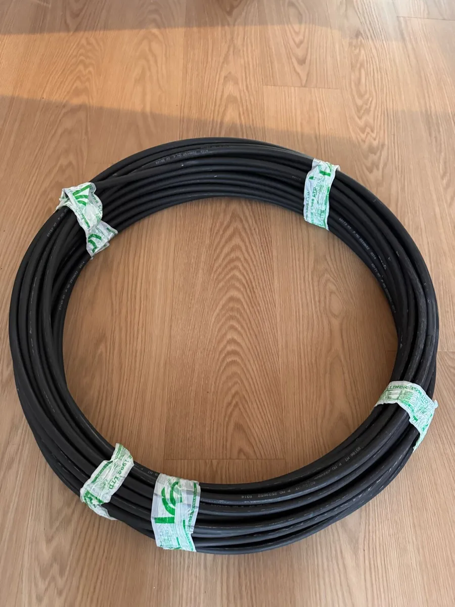 3-core 2.5mm2 armoured black SWA cable- 50 meters - Image 1