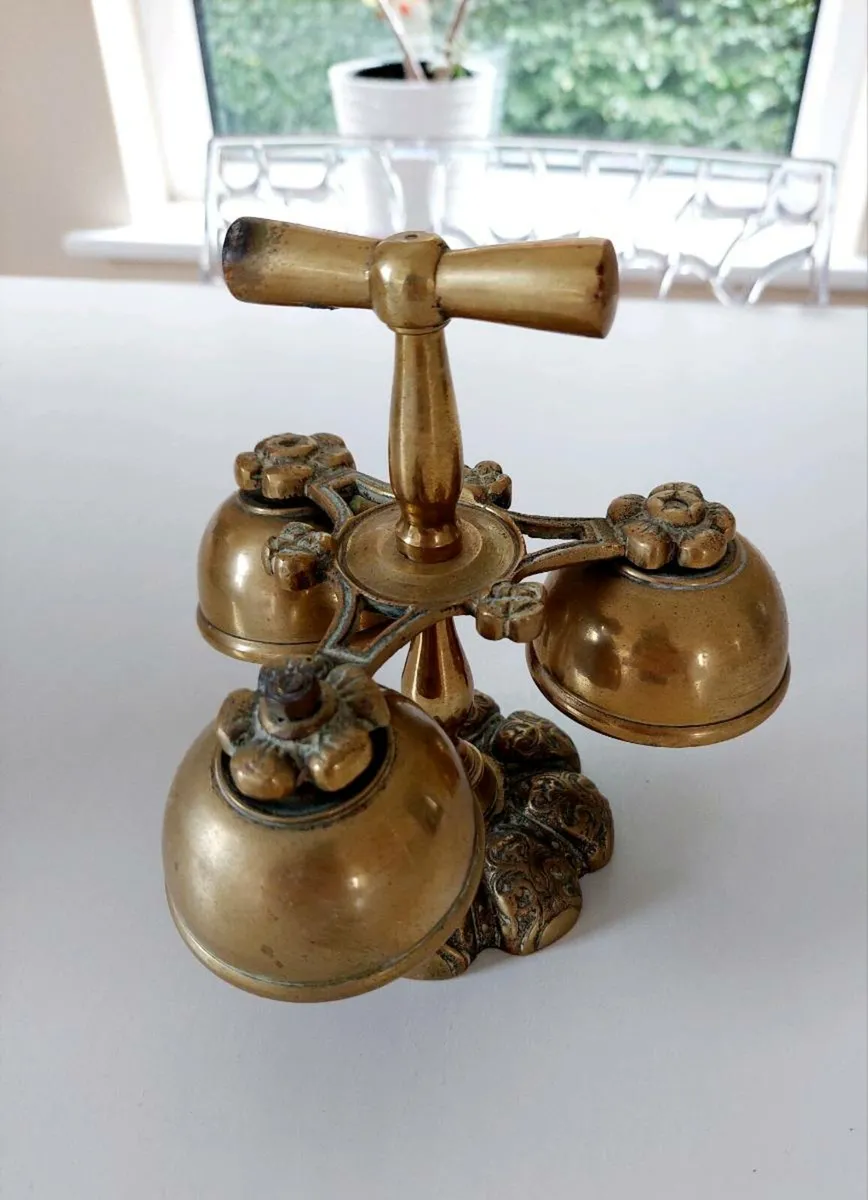 5 x vintage brass items - Image 4