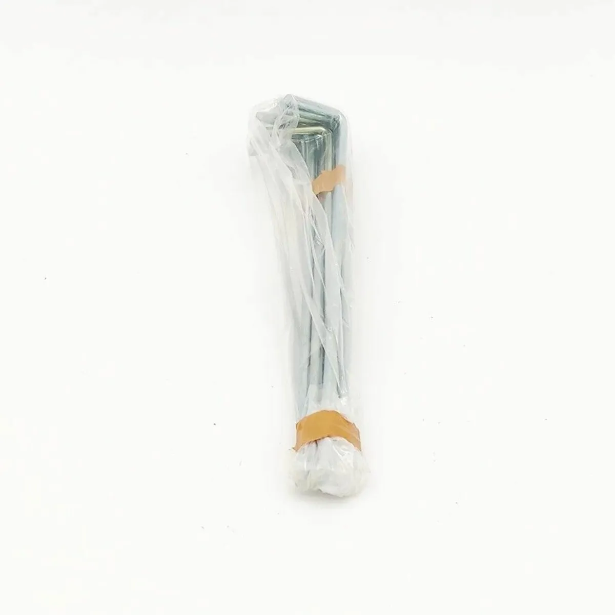 Galvanized steel tent pegs  4mm X 175mm - 10 pk - Image 1