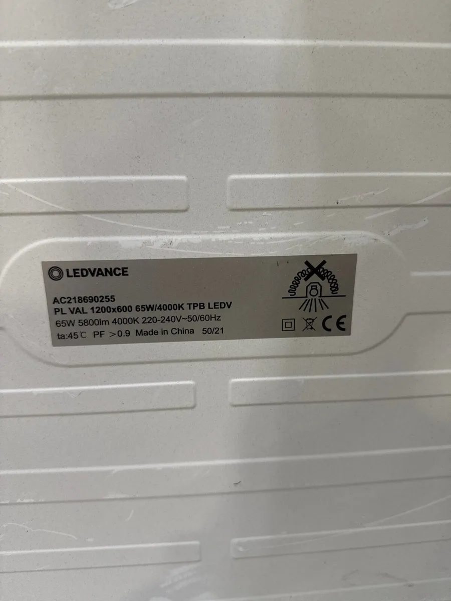 35 1200 x 600mm LED PANEL LIGHTS - Image 2