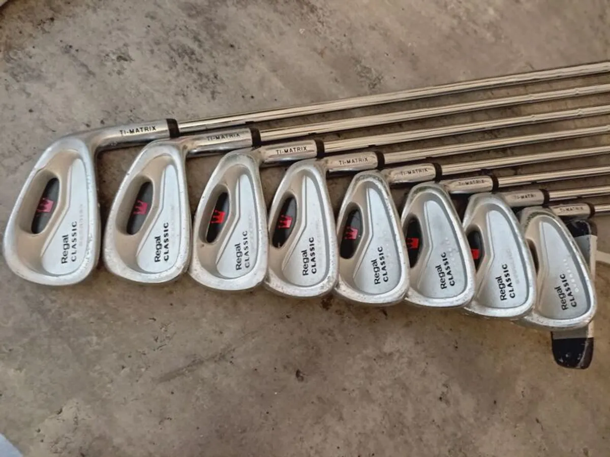 Regal Golf irons  and putter. Right handed clubs - Image 4