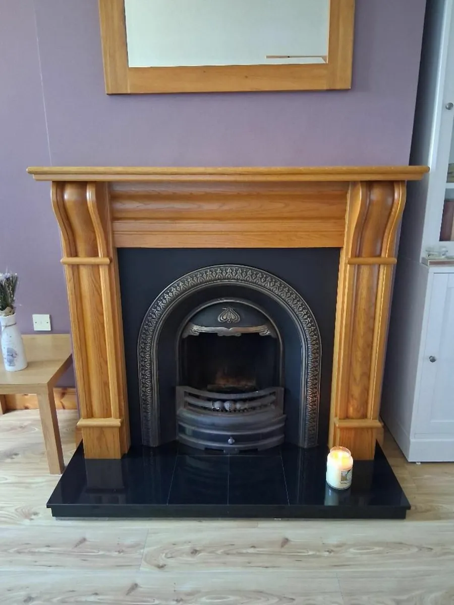 Oak Fireplace