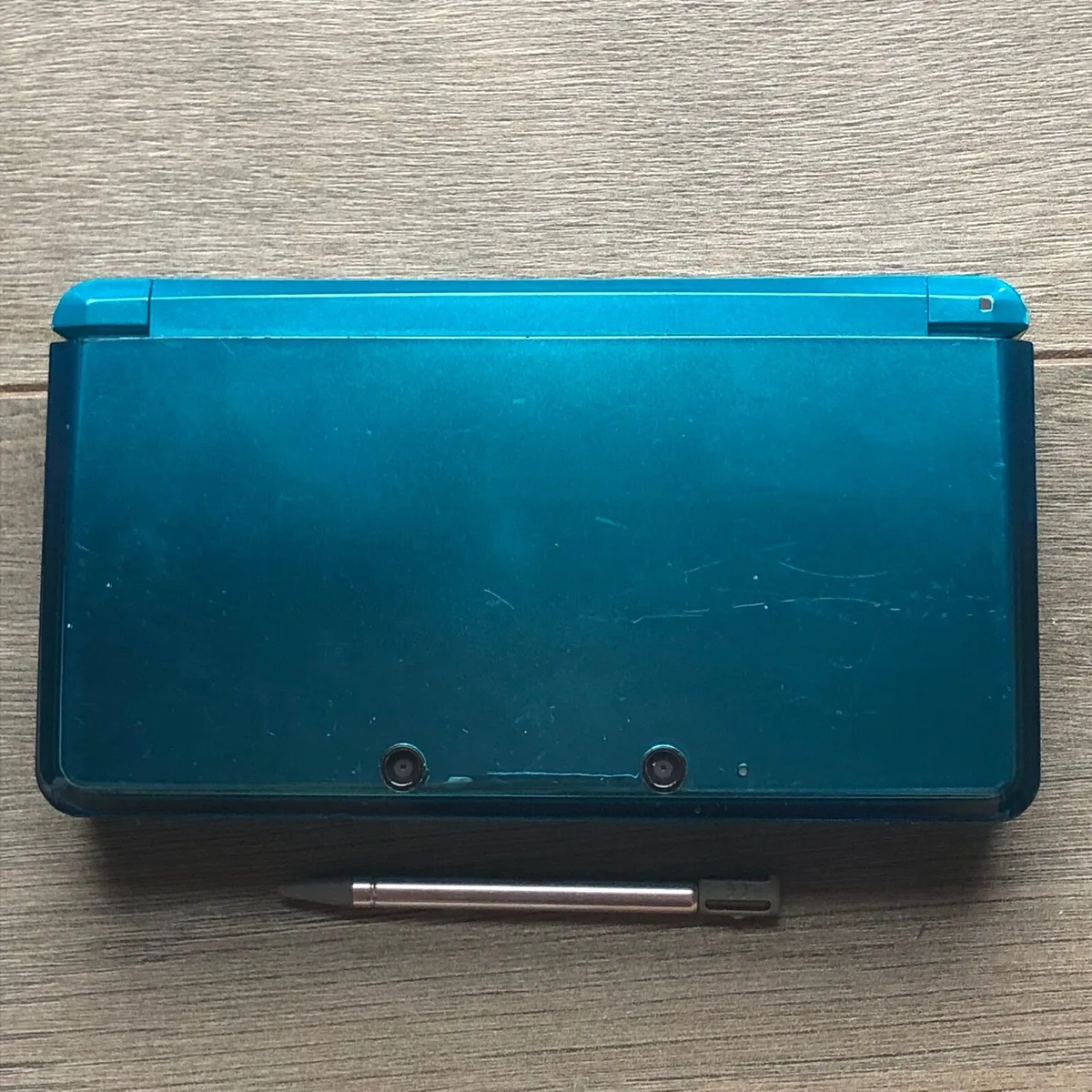 Nintendo 3DS Aqua Blue with SD Charger stylus PAL - Image 3