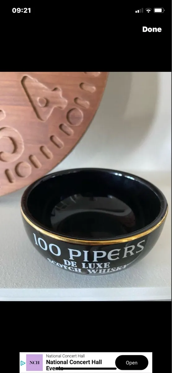 100 Pipers Bar Clock & Dish - Image 4