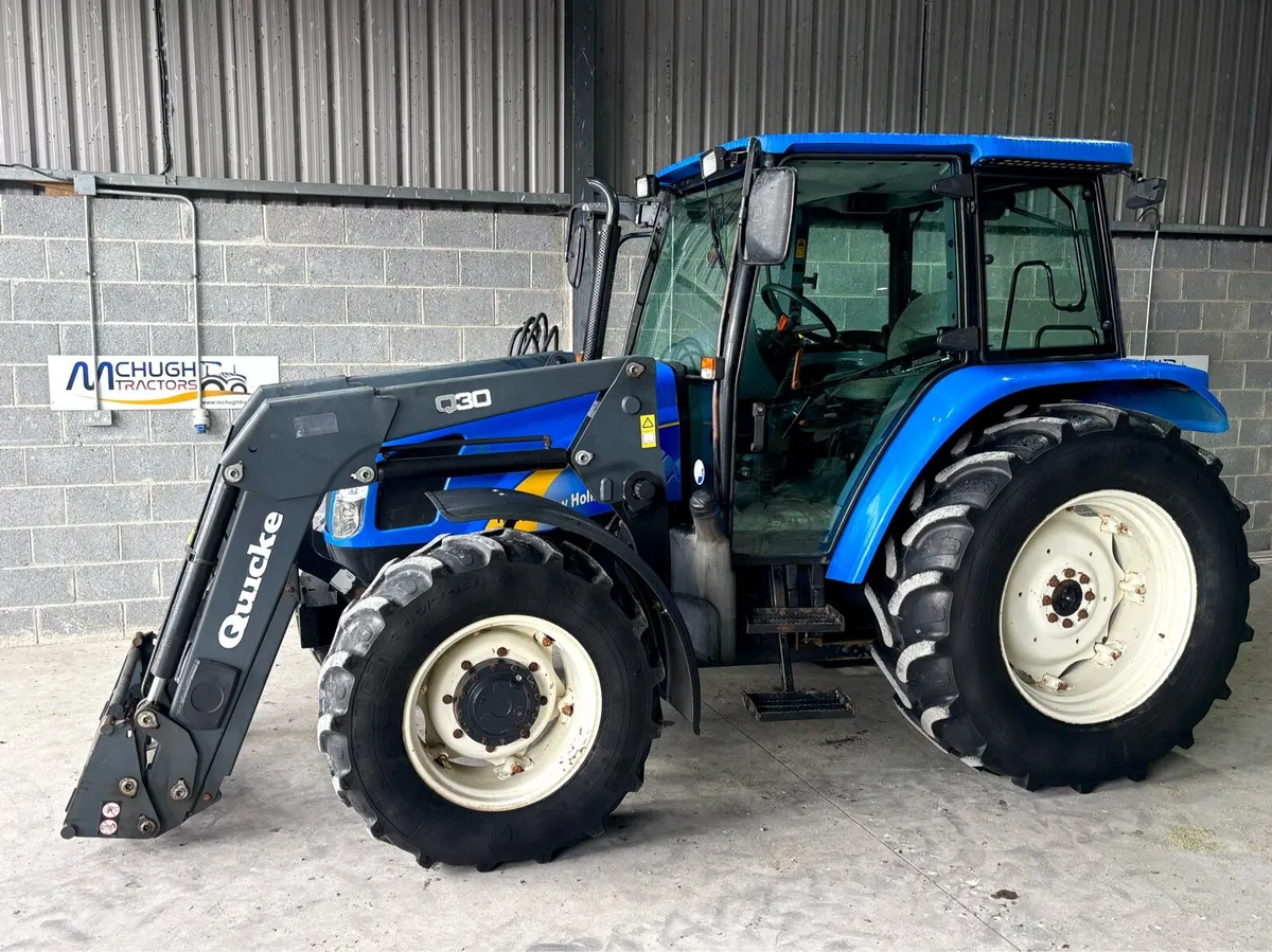 08 NEW HOLLAND TL100A c/w Quicke Q30 - Image 1
