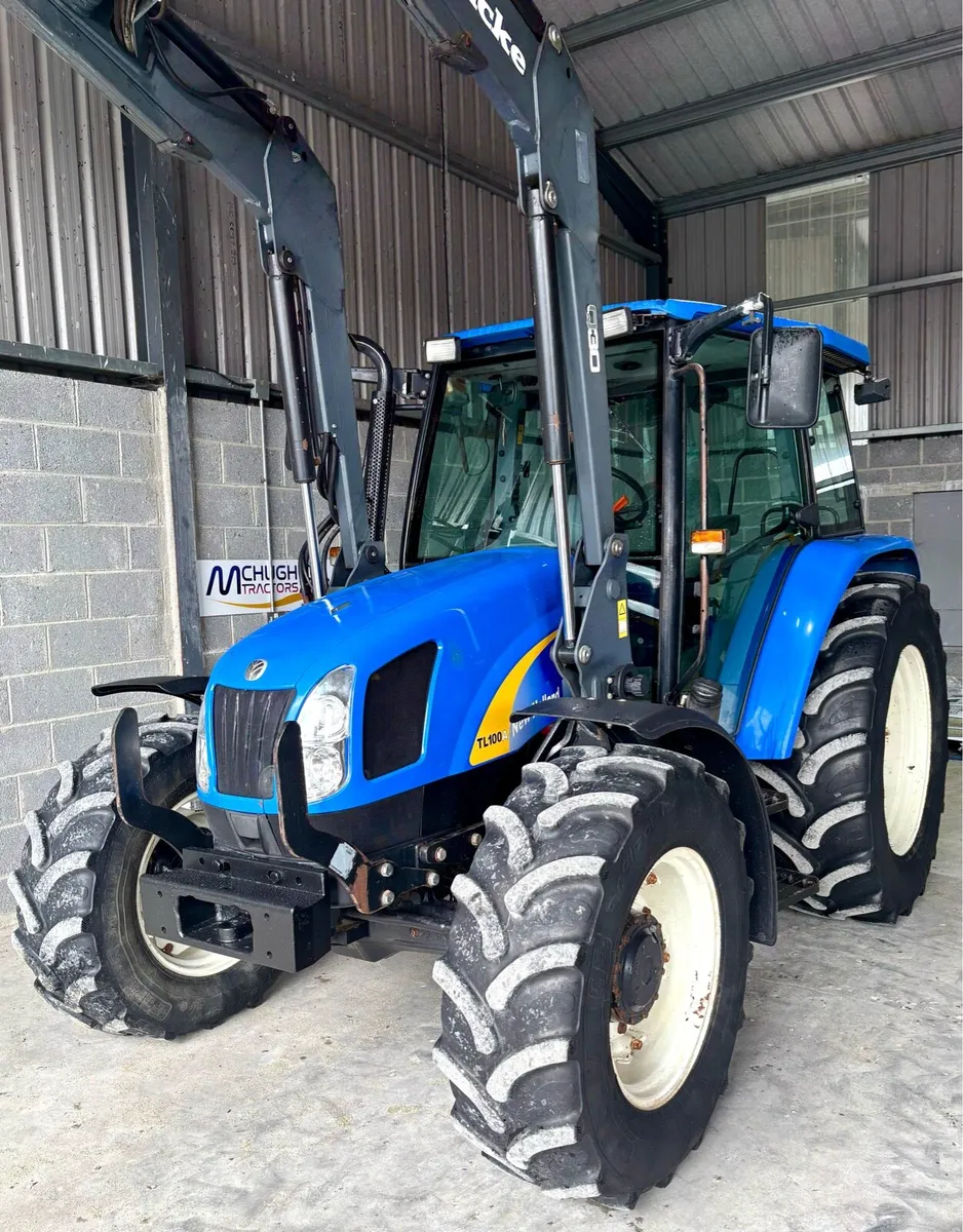08 NEW HOLLAND TL100A c/w Quicke Q30 - Image 2