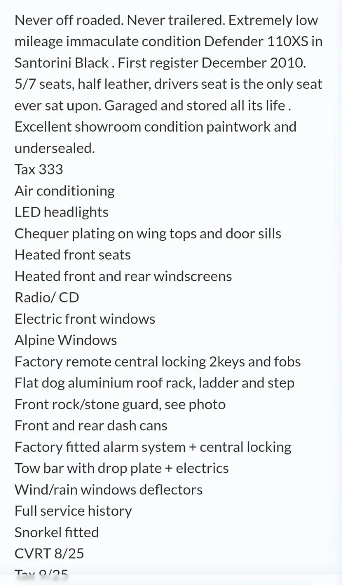 Land Rover Defender 2010 - Image 2