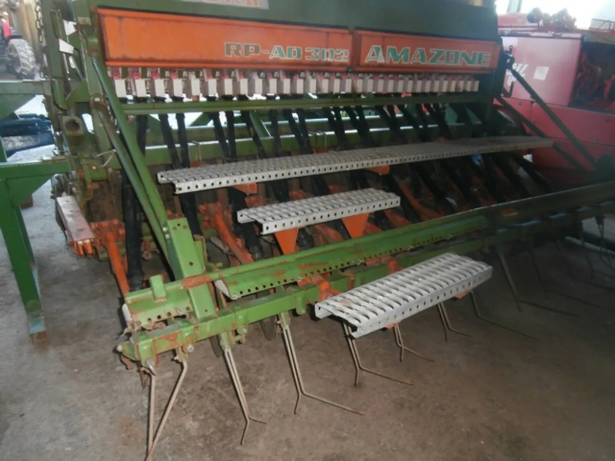 AMAZONE 3M 1 PASS C/W AMAZONE BOX DRILL RP-AD 302 - Image 2