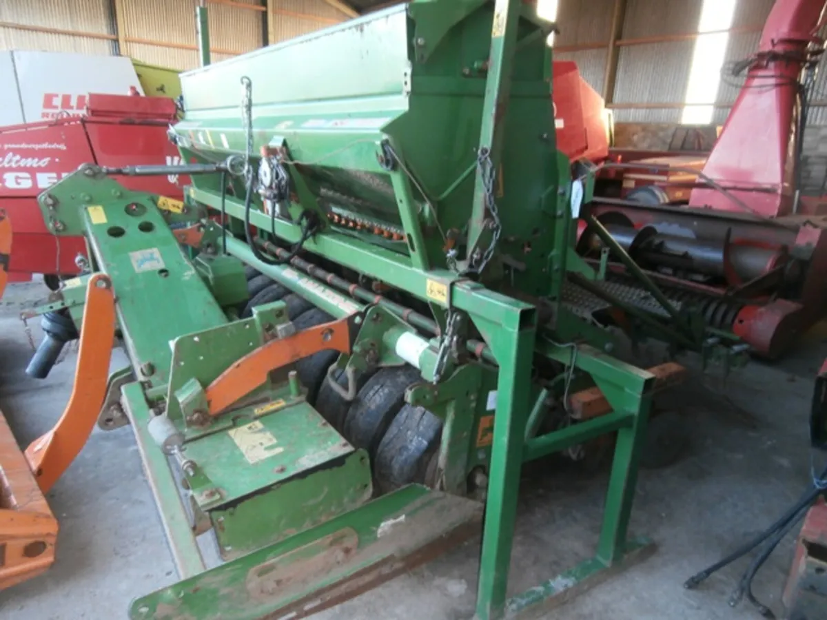 AMAZONE 3M 1 PASS C/W AMAZONE BOX DRILL RP-AD 302 - Image 1