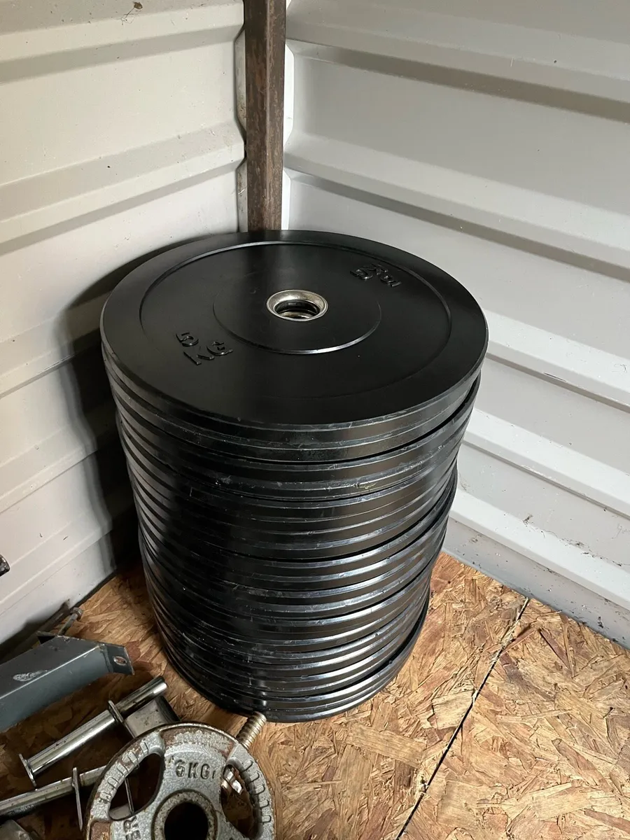 685kg Olympic bumper weight plates - Image 3
