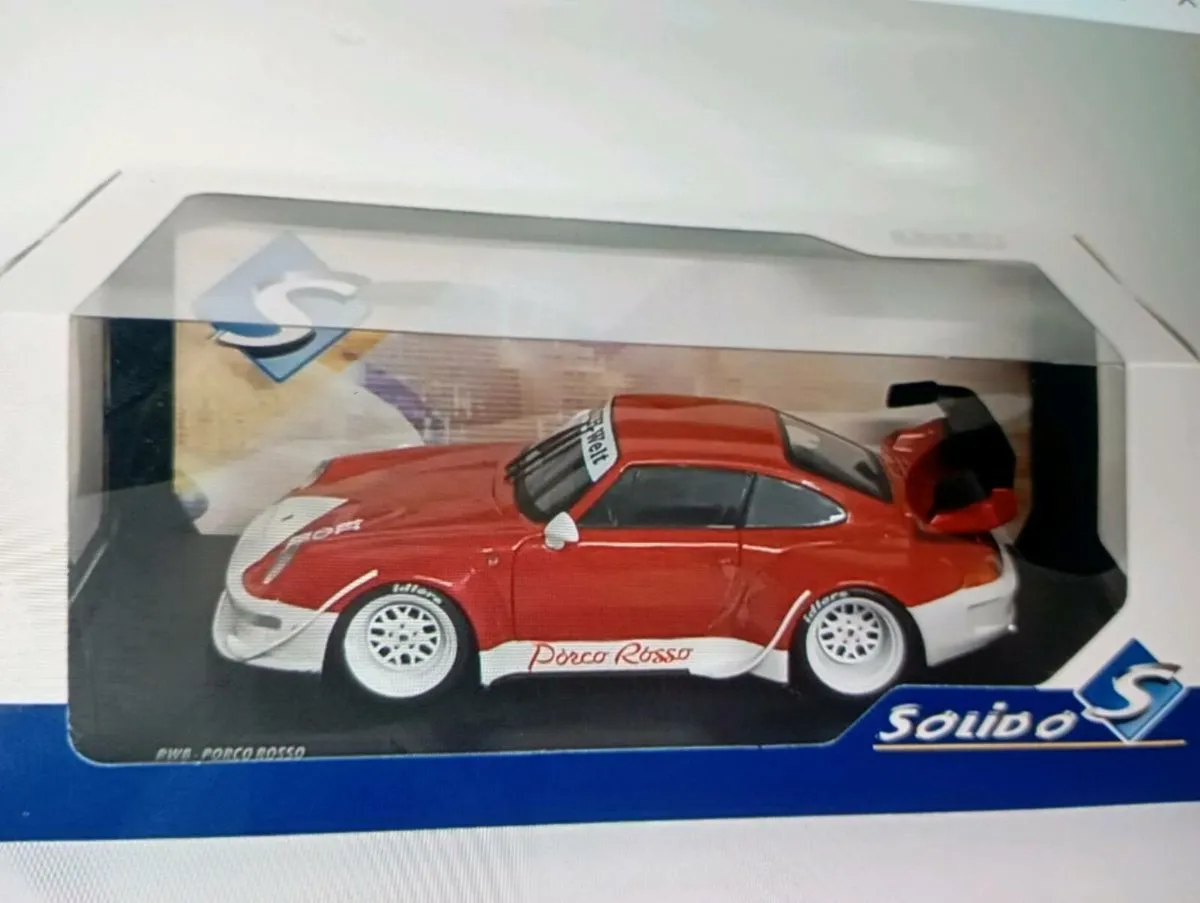 SOLIDO RWB BODYKIT PROCO ROSSO 1-18 SCALE. - Image 1