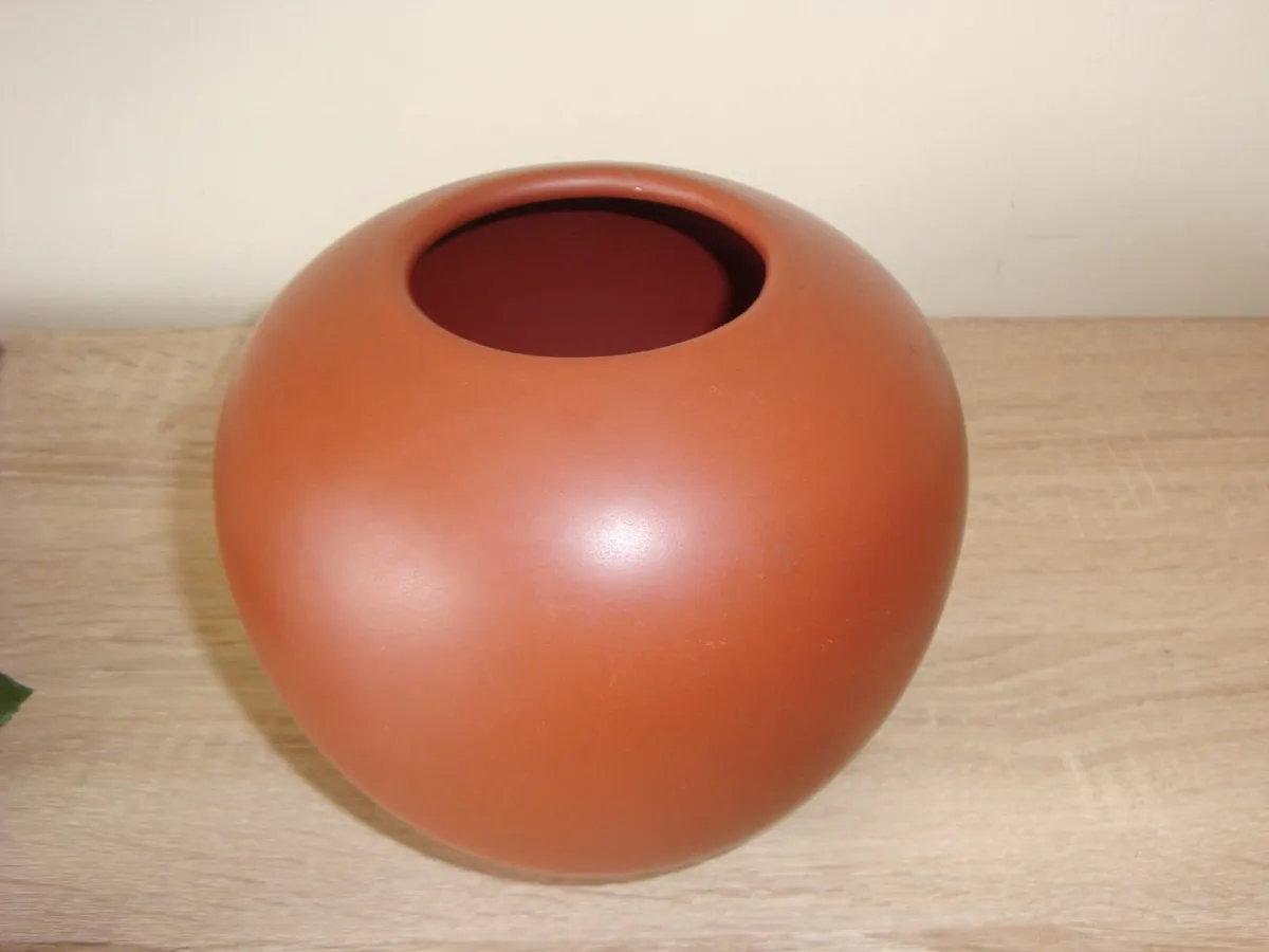 Brown vase H13cm - Image 3