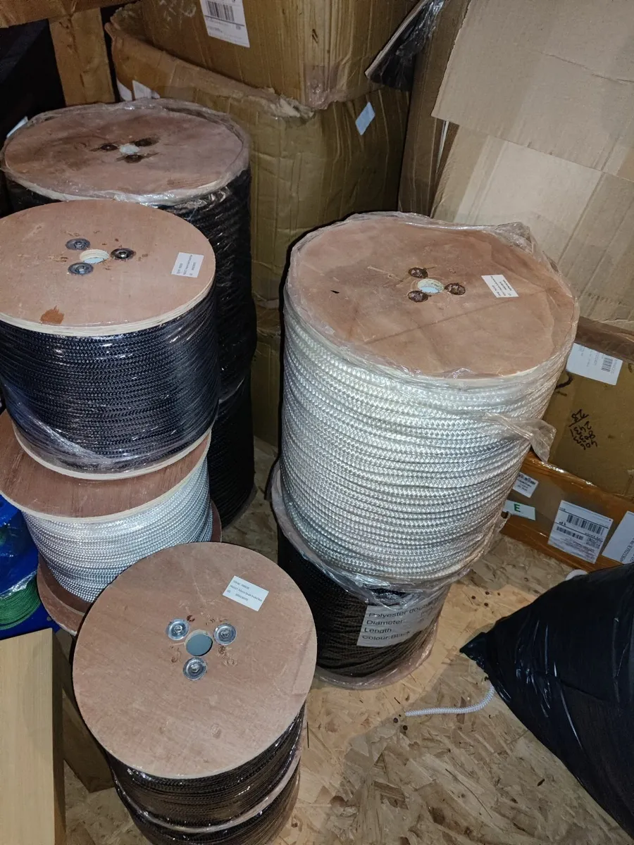 New 12mm & 14mm Polyester Double Braid Rope 200m - Image 1