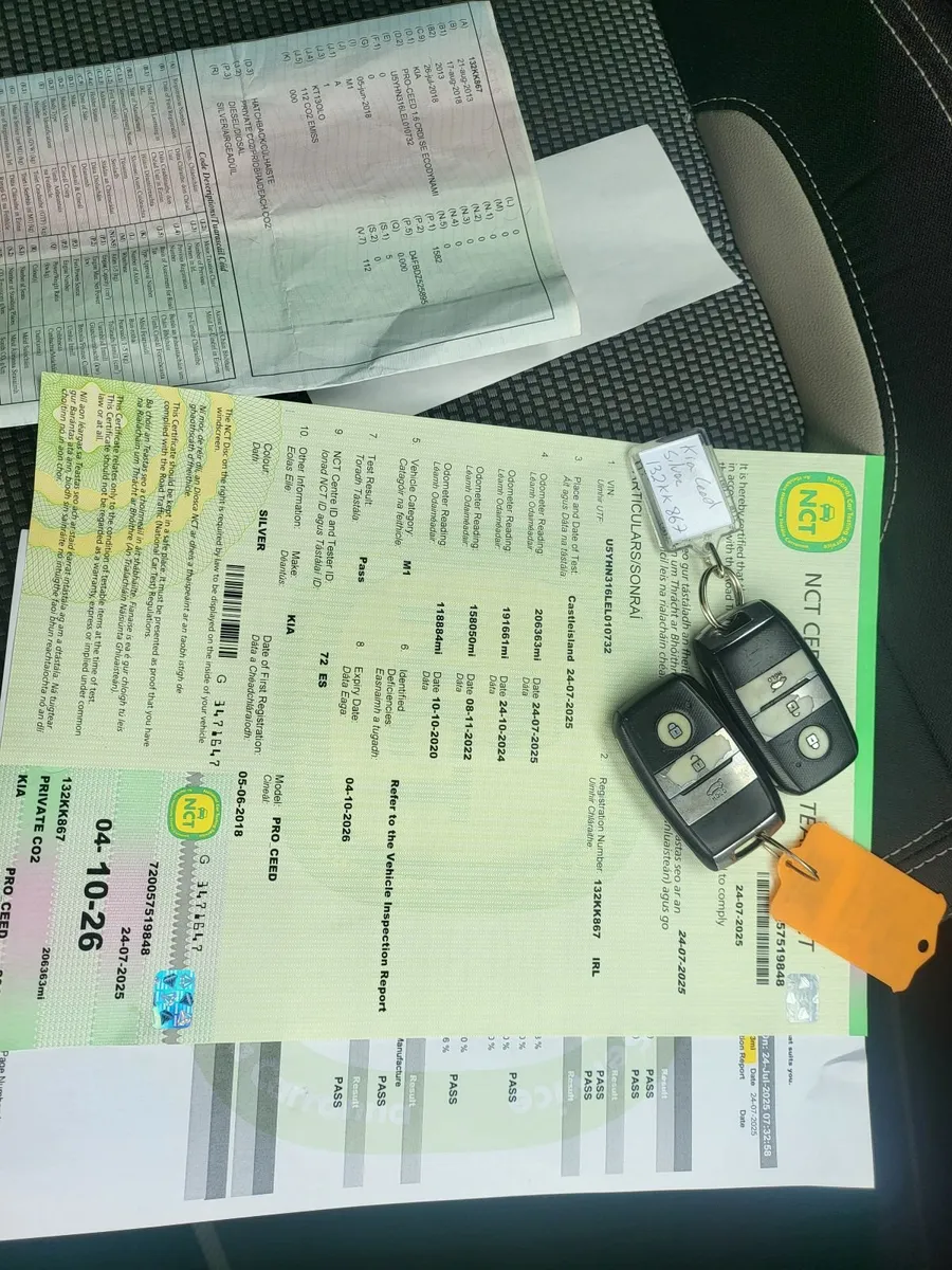 132 KIA PRO CEED 1.6 DIESEL NCT 10 /26 ,200 tax - Image 3
