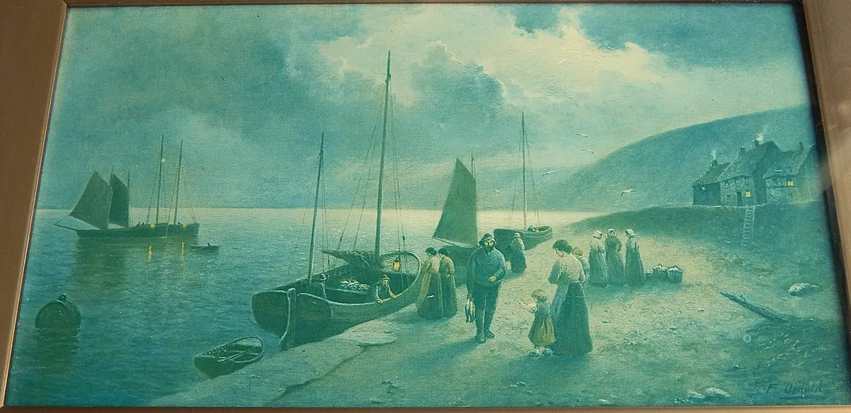 Vintage Print of ‘The Fisherman’s Return’ - Image 2