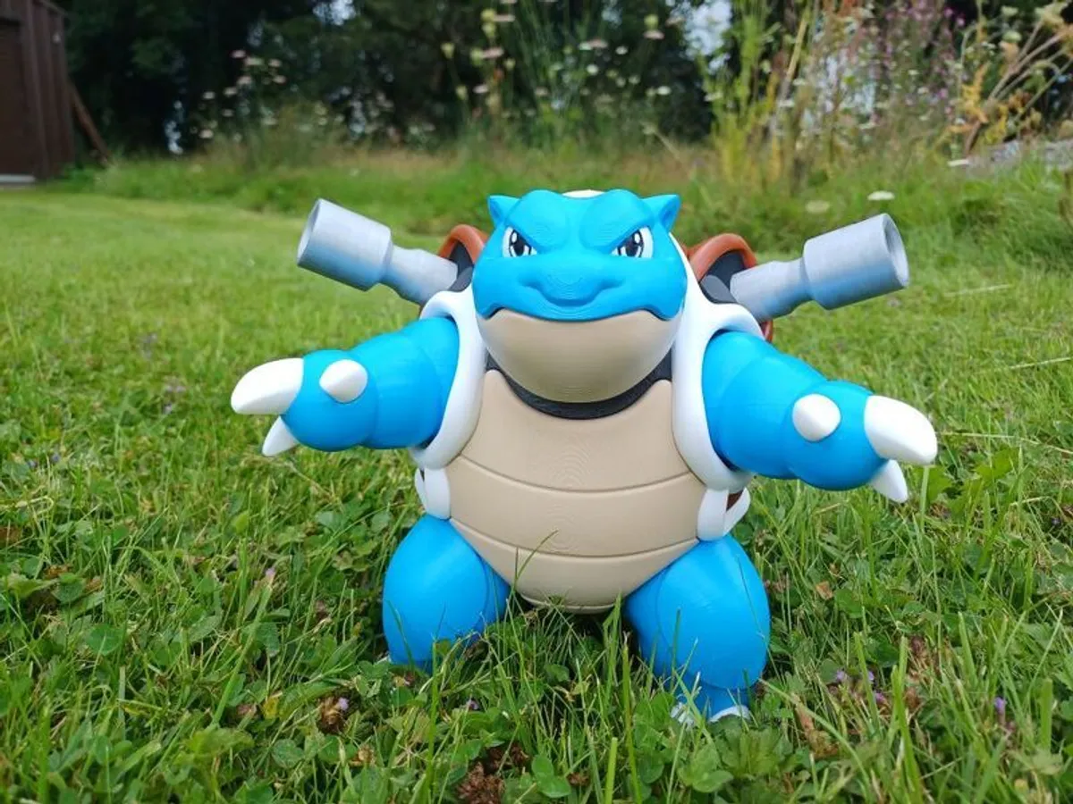 Blastoise 3D printed PLA - Image 1