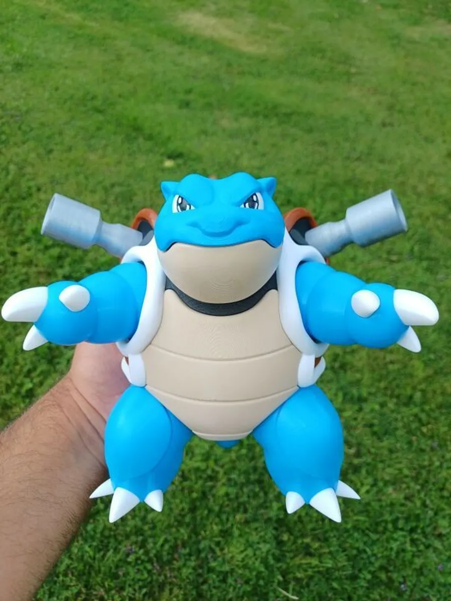 Blastoise 3D printed PLA - Image 2