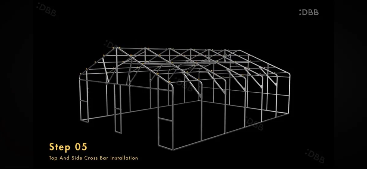 Steel Shed 33ft x 25ft - Image 2