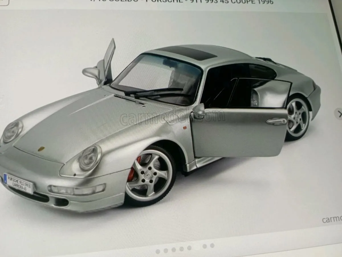 1-18 SCALE SOLIDO -PORSCH -911( 9934S )1996 COUPE - Image 4