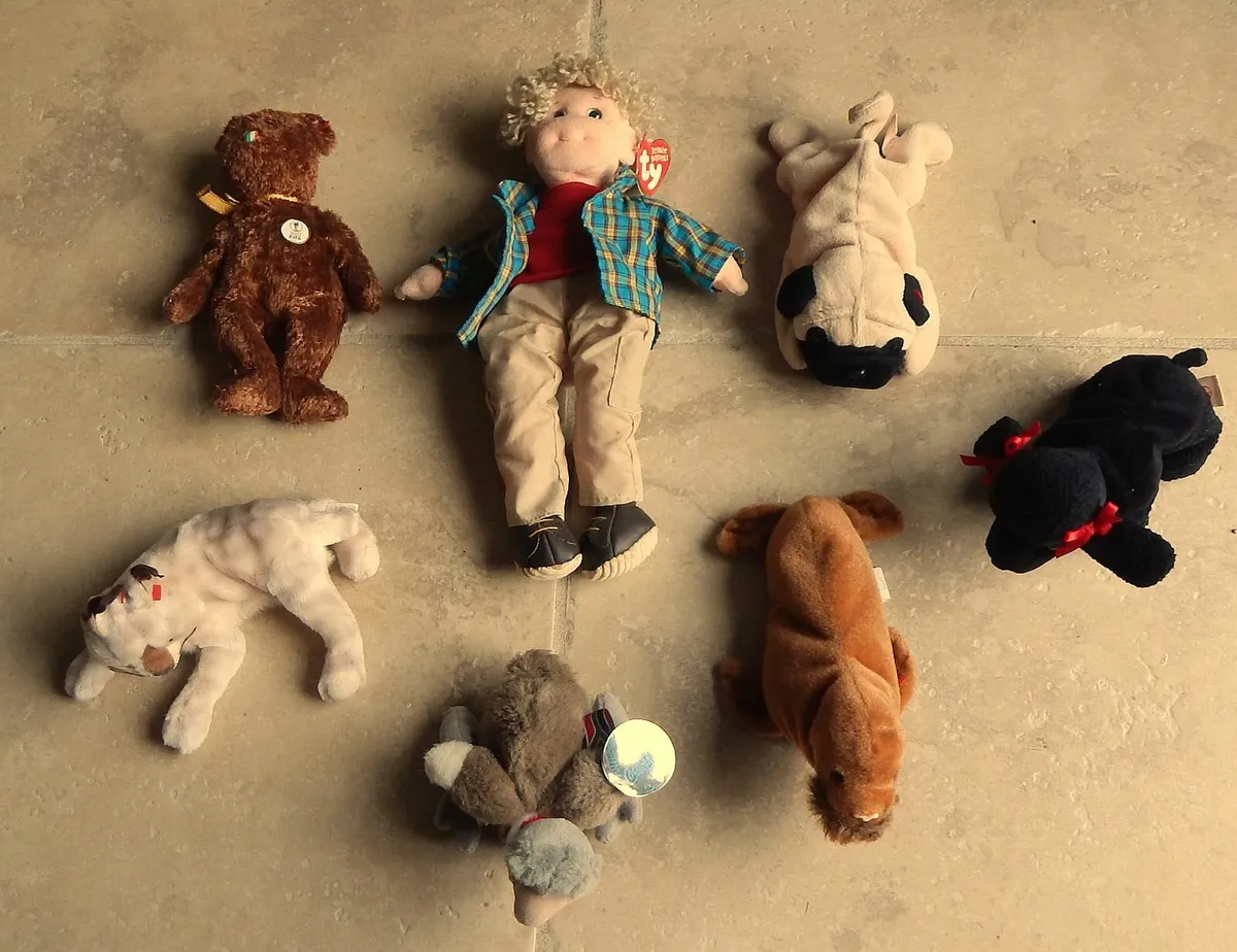 Selection of 7 Beanie Toys - Image 1