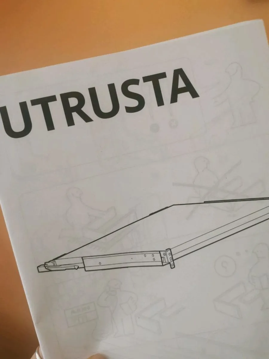 IKEA UTRUSTA pull out work surface - Image 1