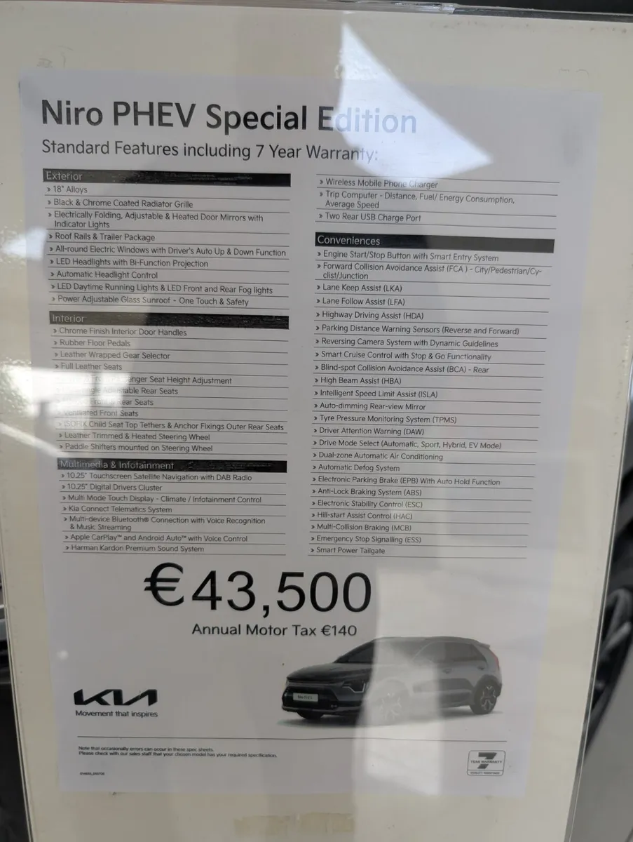 KIA Niro PHEV Special Edition - Image 2