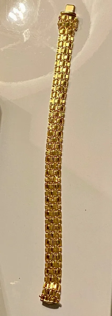 14k gold plated bracelet - Image 1