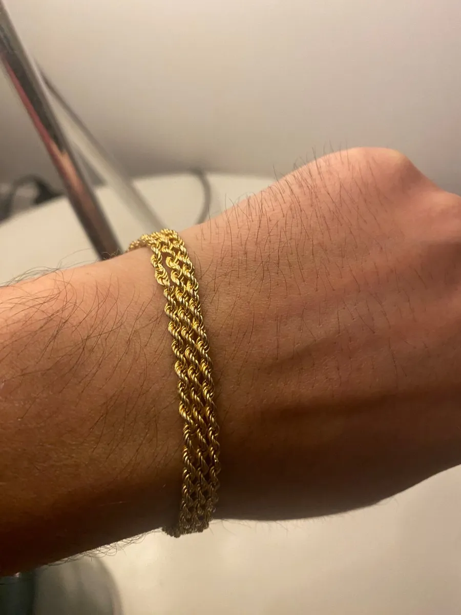 10k Gold plated bracelet - Image 1