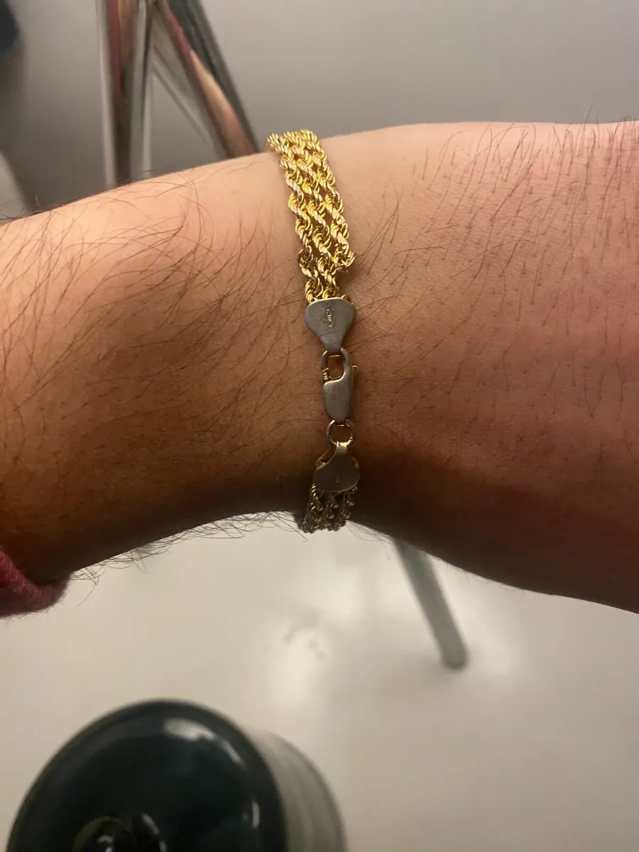 10k Gold plated bracelet - Image 4