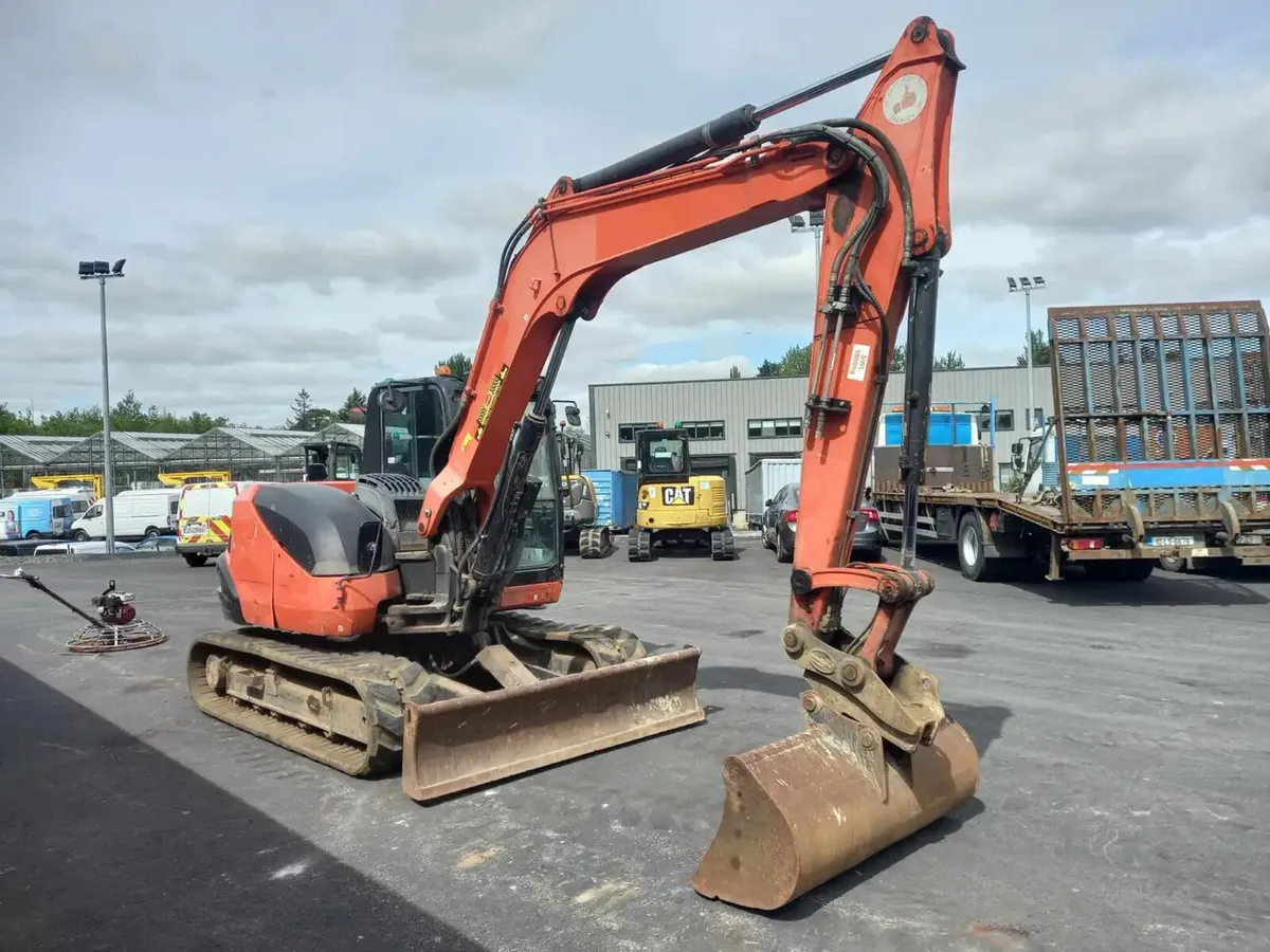 2018 Kubota KX080-4 Excavator For Auction - Image 2