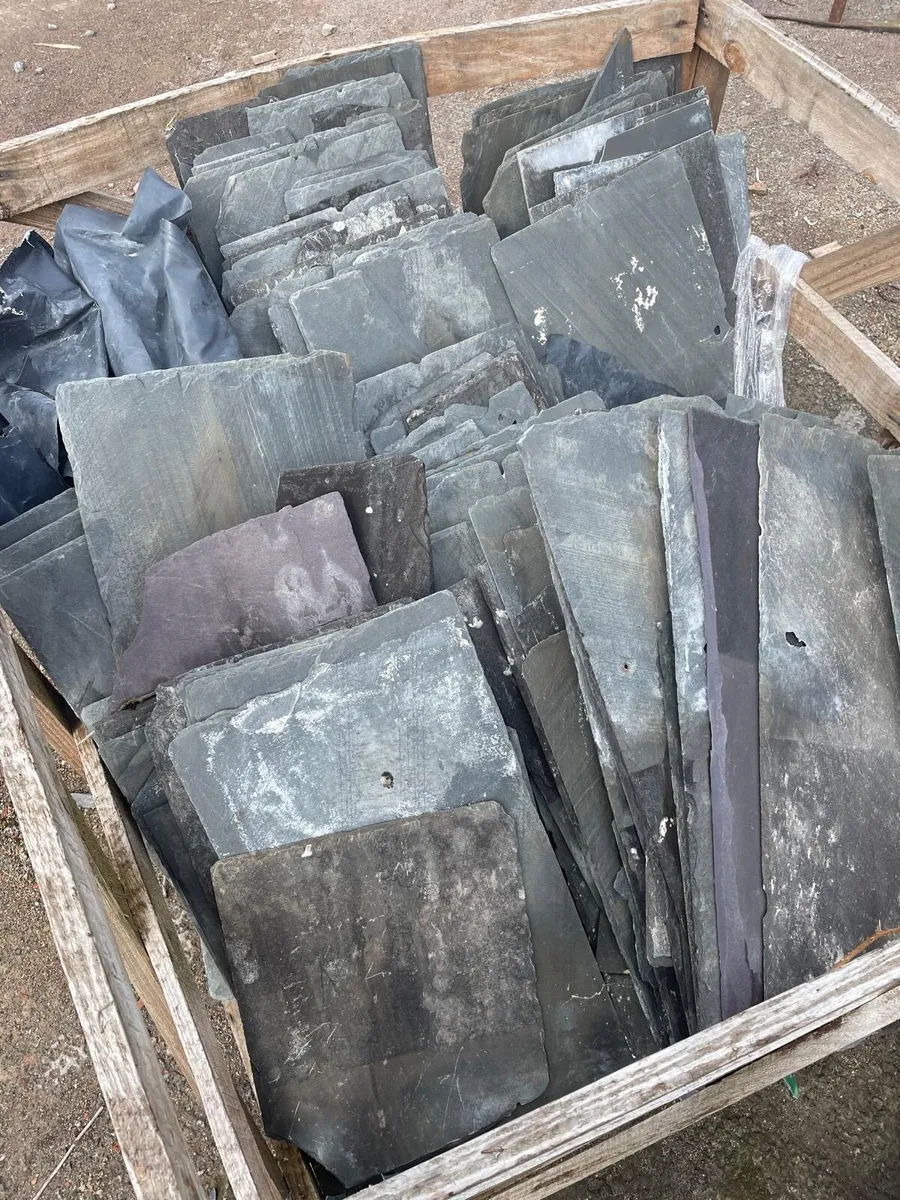 Reclaimed bangor blue slates