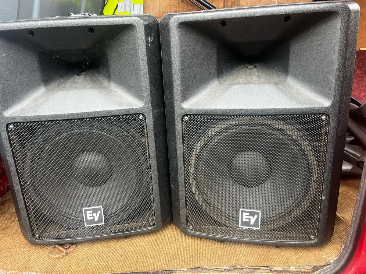 Ev ekx sp 15”bass bin  sx 300 speakers - Image 3