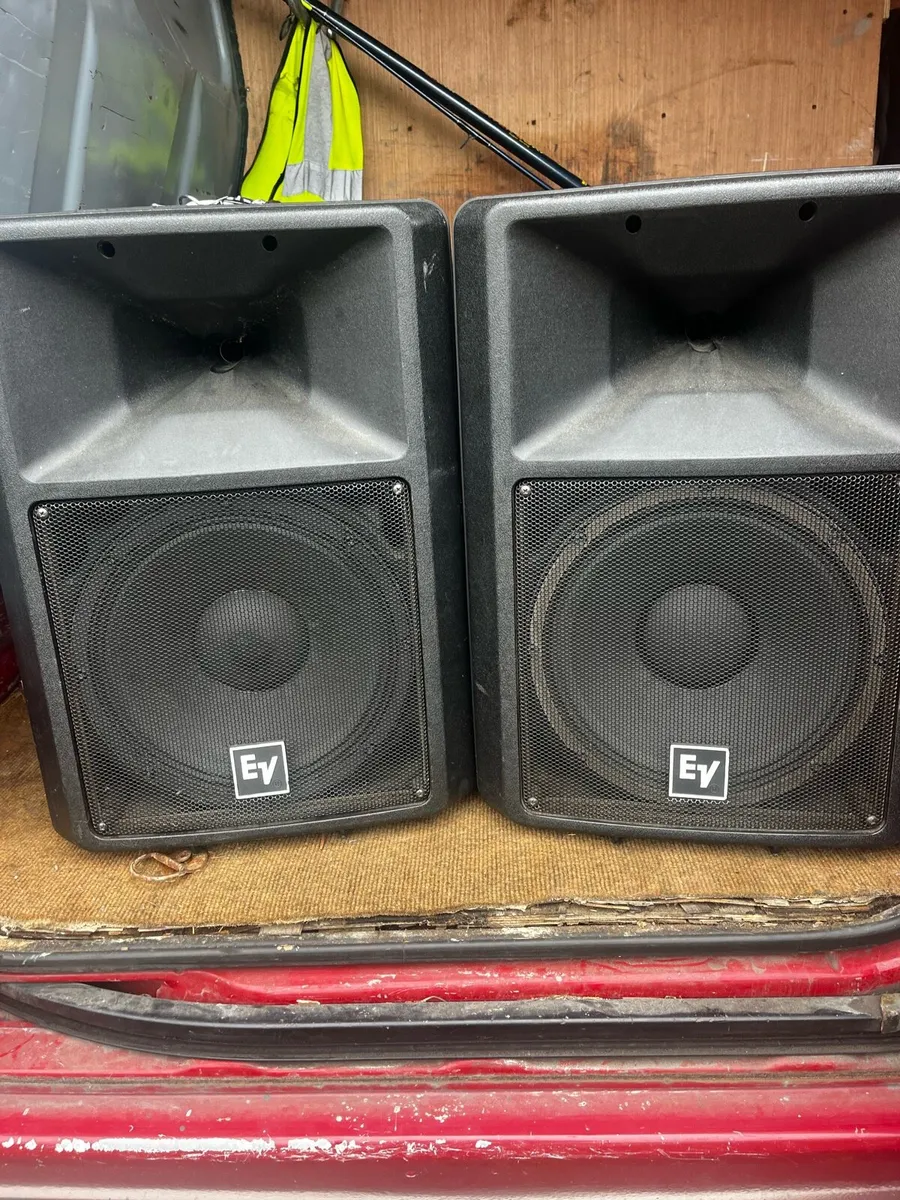 Ev ekx sp 15”bass bin  sx 300 speakers - Image 4