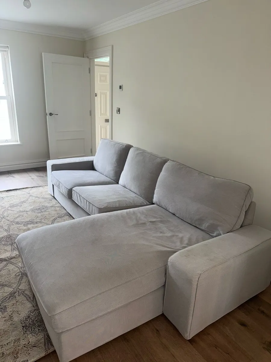 IKEA Couch with Chaise Longue - Image 2