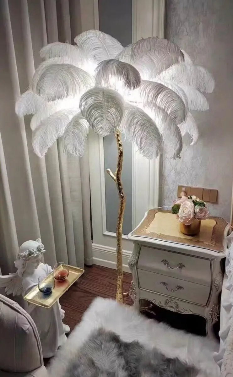 Feather lamp