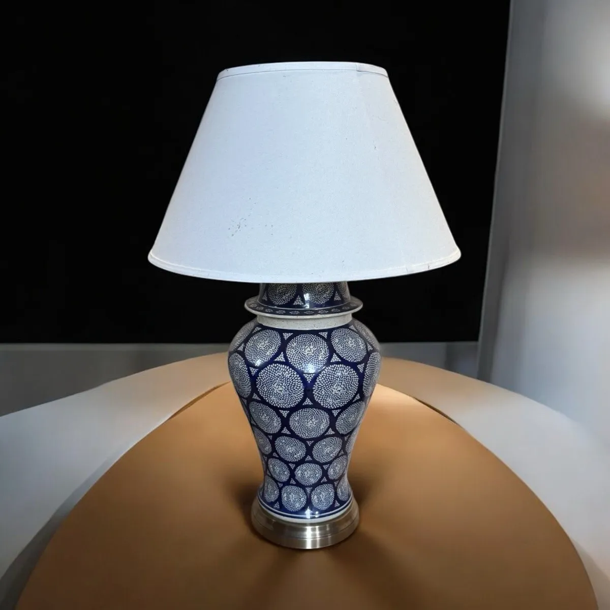 Patterned Ginger Jar Table Lamp - Image 4